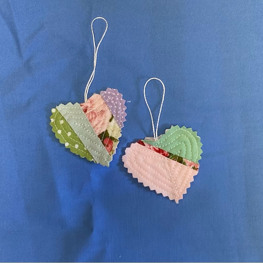 Valentine hearts Little Love Hearts Cottagecore shabby chic decor hand crafted